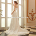 A-Line Silhouette and Sleeveless Design wedding dresses Heavy beading crystal bling bridal wedding dresses